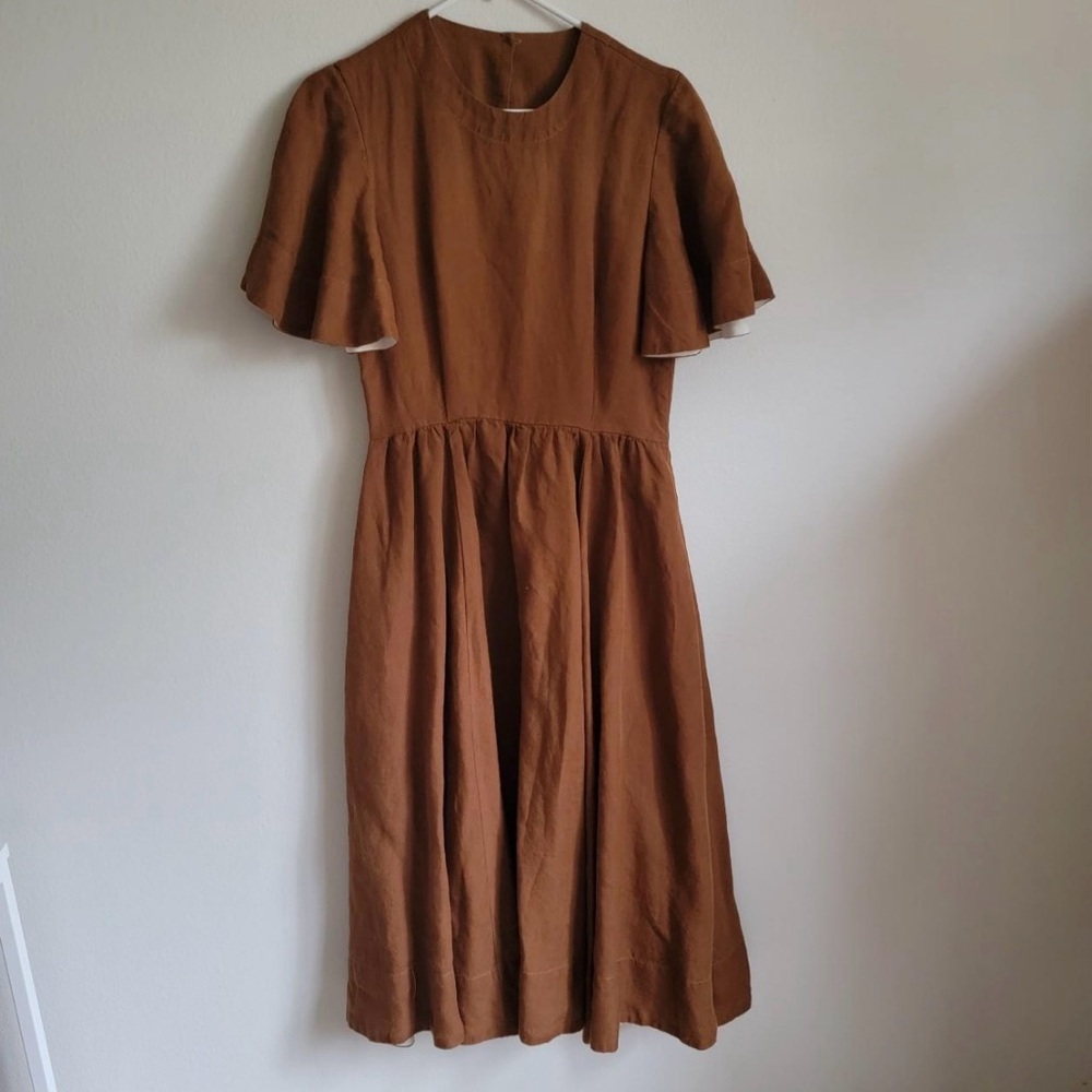 Son De Flor butterfly sleeve dress